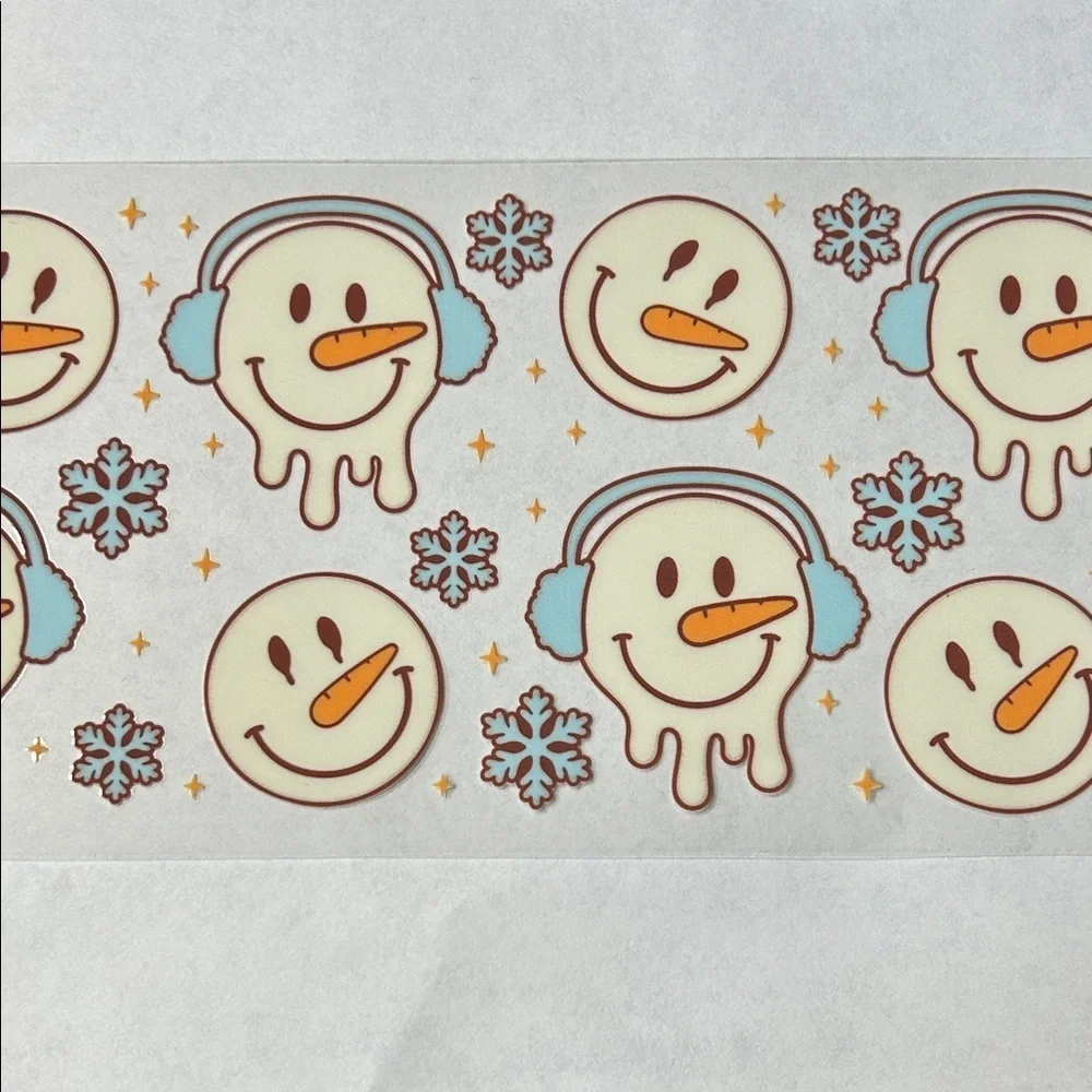 Melting Snowman Cup Decal (87)